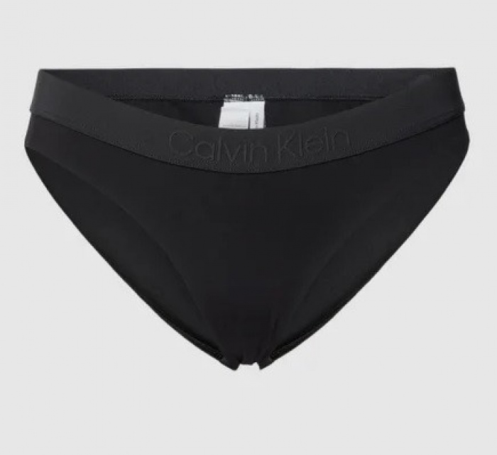 Dámský spodní díl plavek KW02032 BEH černá - Calvin Klein