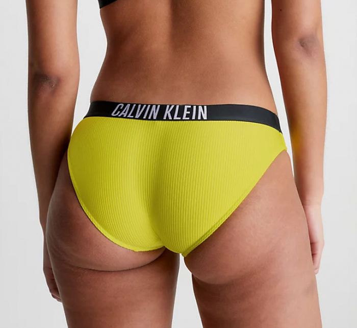 Dámský spodní díl bikin KW0KW01986 LRF neon. žluté - Calvin Klein