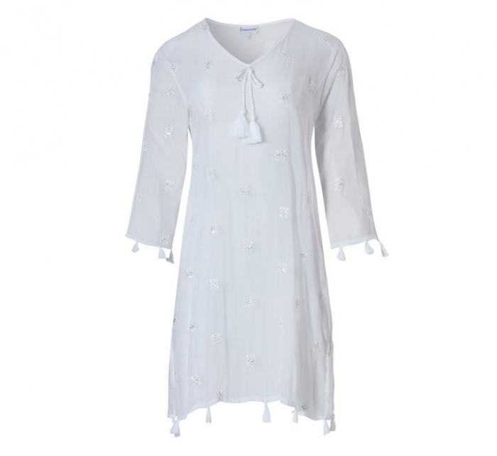 Plážové šaty 16231-248-2 bílé - Pastunette