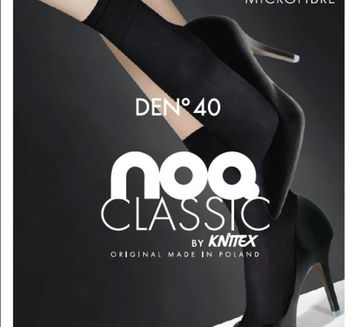 Dámské ponožky Mira 40 den černá - NOQ Knittex