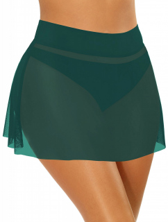 Dámská plážová sukně Skirt4 D98B - 7 tm. zelená - Self