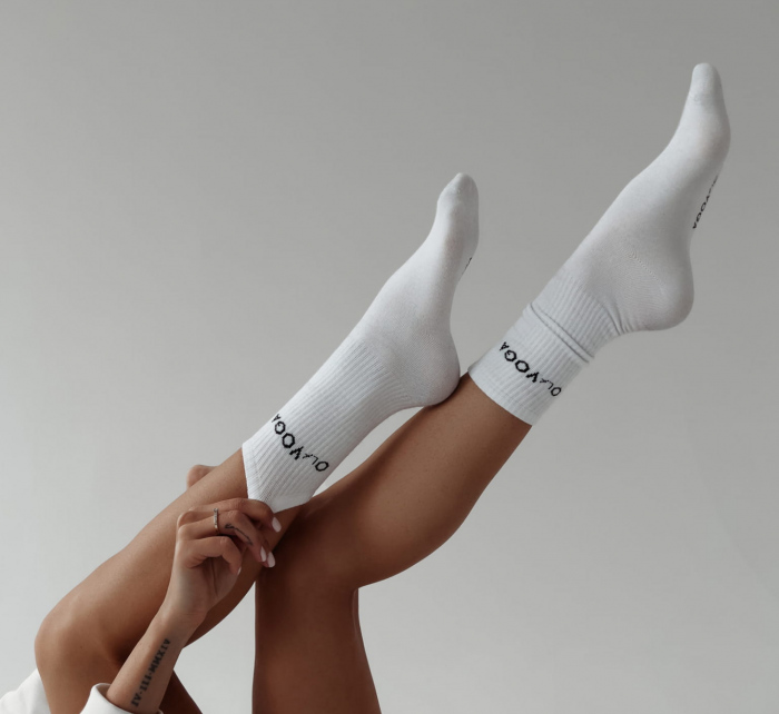 Dámské klasické ponožky 279336 bílé - Ola Voga
