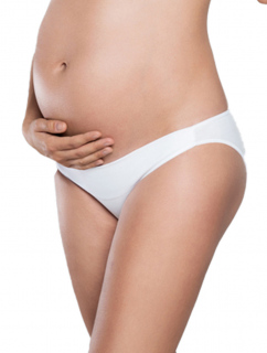 Dámské těhotenské kalhotky Lux mini Bílá - Italian Fashion