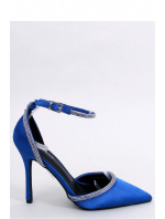 Dámské lodičky na jehlovém podpatku PM2886 / 179880 Královská modř - Sweet Shoes