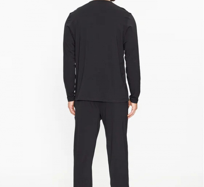Pánské pyžamo L/S PANT SET 000NM2510E UB1 černé - Calvin Klein