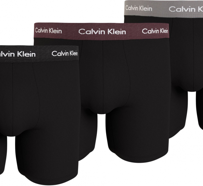 Pánské boxerky 3PK 000NB1770A H54  černé - Calvin Klein