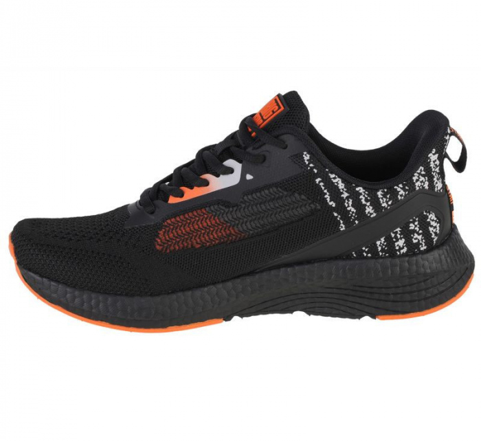 Pánské sportovní boty M LL174108 Černá s oranžovou - Big Star