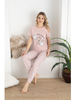 Dámské pyžamo PD005-W-01 růžové - NOVITI