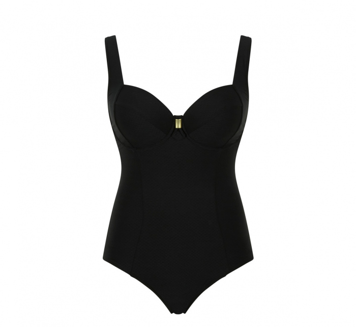 Dámské jednodílné plavky Swimwear Marianna Balcony Swimsuit SW1590 černé - Panache