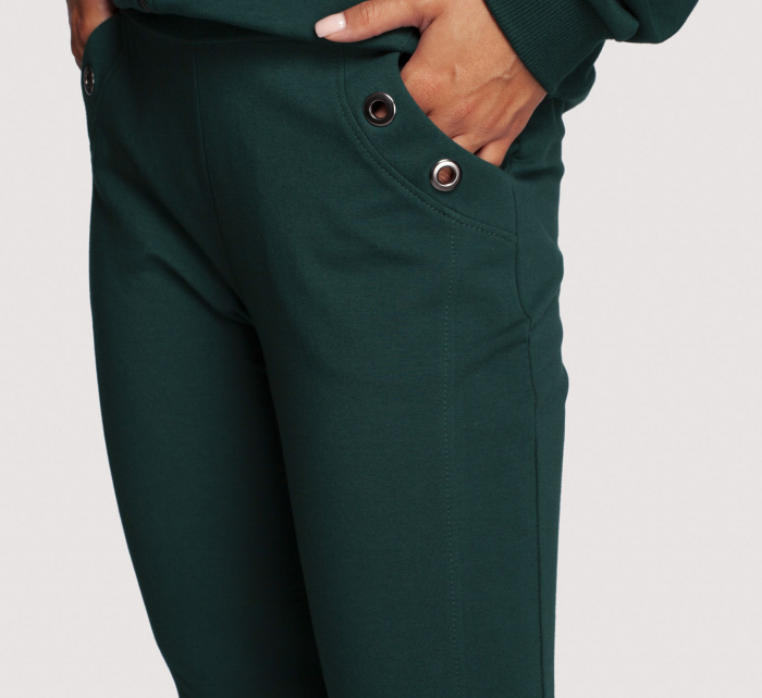 Dámské kalhoty B243 tmavě zelené - BeWear