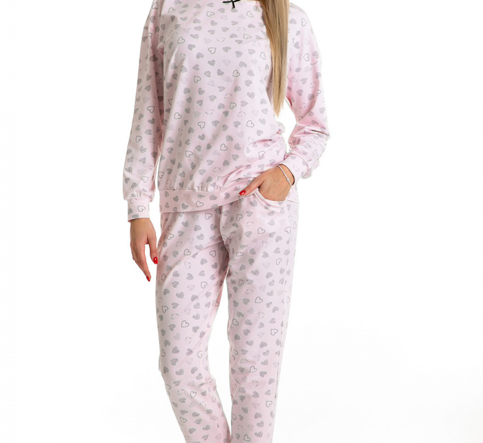 Dámské pyžamo PDD-41 růžové - Piu Bella