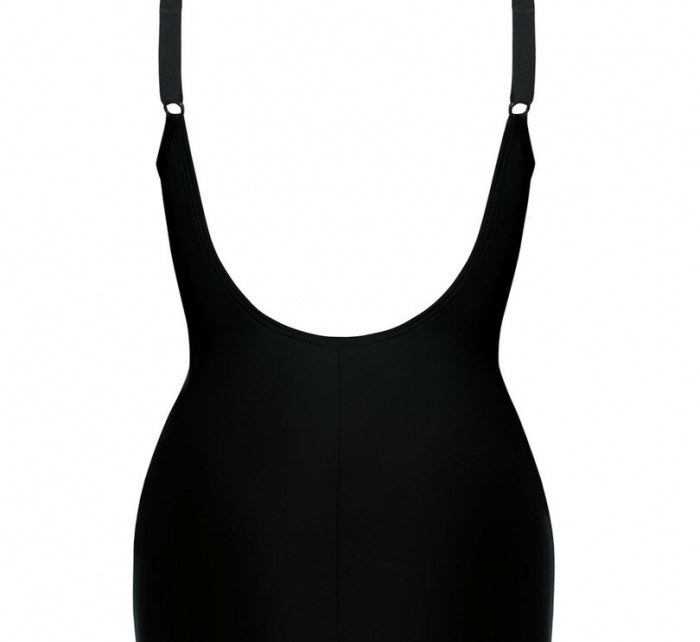 Dámské jednodílné plavky S36W1 černo-bílé - Self